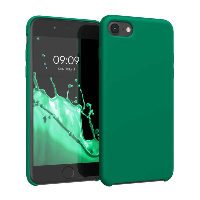kwmobile Handyhülle für Apple iPhone SE (2022 / 2020) / iPhone 8 / 7 Hülle - Case Silikon - Kabelloses Laden - Schutzhülle Cover