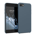 kwmobile Handyhülle für Apple iPhone SE (2022 / 2020) / iPhone 8 / 7 Hülle - Case Silikon - Kabelloses Laden - Schutzhülle Cover