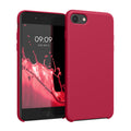 kwmobile Handyhülle für Apple iPhone SE (2022 / 2020) / iPhone 8 / 7 Hülle - Case Silikon - Kabelloses Laden - Schutzhülle Cover