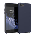 kwmobile Handyhülle für Apple iPhone SE (2022 / 2020) / iPhone 8 / 7 Hülle - Case Silikon - Kabelloses Laden - Schutzhülle Cover