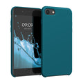 kwmobile Handyhülle für Apple iPhone SE (2022 / 2020) / iPhone 8 / 7 Hülle - Case Silikon - Kabelloses Laden - Schutzhülle Cover