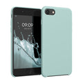 kwmobile Handyhülle für Apple iPhone SE (2022 / 2020) / iPhone 8 / 7 Hülle - Case Silikon - Kabelloses Laden - Schutzhülle Cover