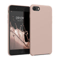 kwmobile Handyhülle für Apple iPhone SE (2022 / 2020) / iPhone 8 / 7 Hülle - Case Silikon - Kabelloses Laden - Schutzhülle Cover