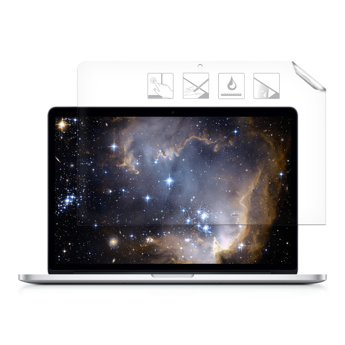 Displayschutzfolie kompatibel mit Apple MacBook Pro 13" (ab 2016) A1708, A1706, A1989, A2159, A2251, A2289, A2338