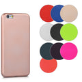 kwmobile Case kompatibel mit Apple iPhone 6 / 6S Hülle - Schutzhülle aus Silikon metallisch schimmernd - Handyhülle Metallic Schwarz Metallic Schwarz  