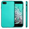kwmobile Handyhülle für Apple iPhone SE (2022) / SE (2020) / 8 / 7 Hülle - Silikon Case metallisch schimmernd - Schutzhülle Cover