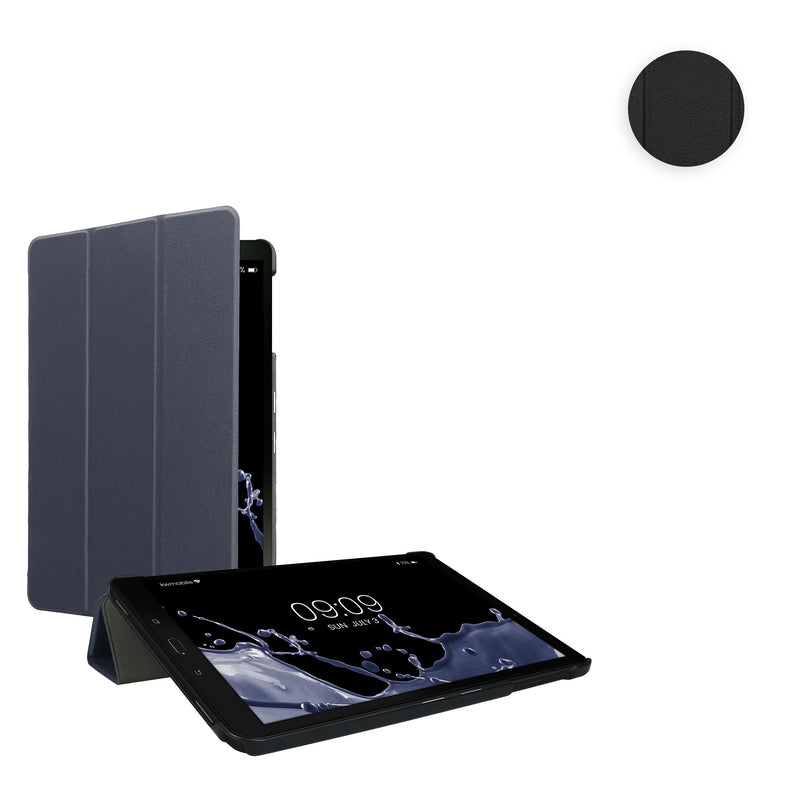 kwmobile Hülle kompatibel mit Samsung Galaxy Tab A 10.1 (S-Pen) (2016) - Smart Cover Tablet Case Schutzhülle - Stand - in Dunkelblau Dunkelblau  