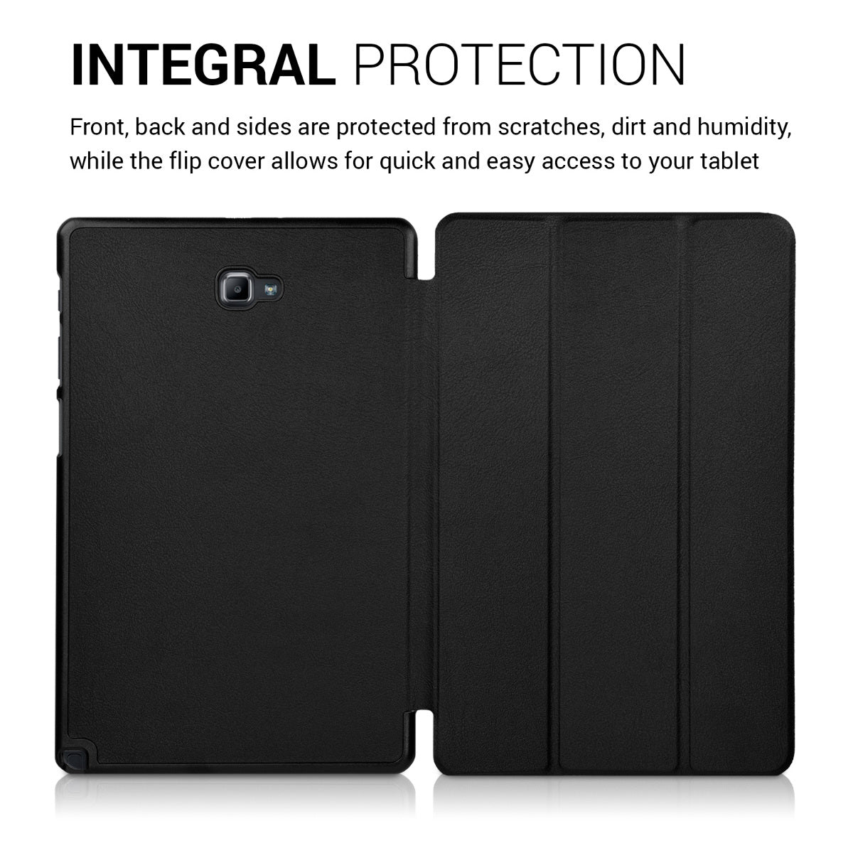 kwmobile Hülle kompatibel mit Samsung Galaxy Tab A 10.1 (S-Pen) (2016) - Smart Cover Tablet Case Schutzhülle - Stand