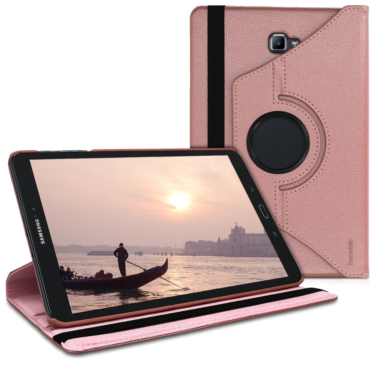kwmobile Schutzhülle kompatibel mit Samsung Galaxy Tab A 10.1 (S-Pen) (2016) - Hülle 360° Tablet Cover Case