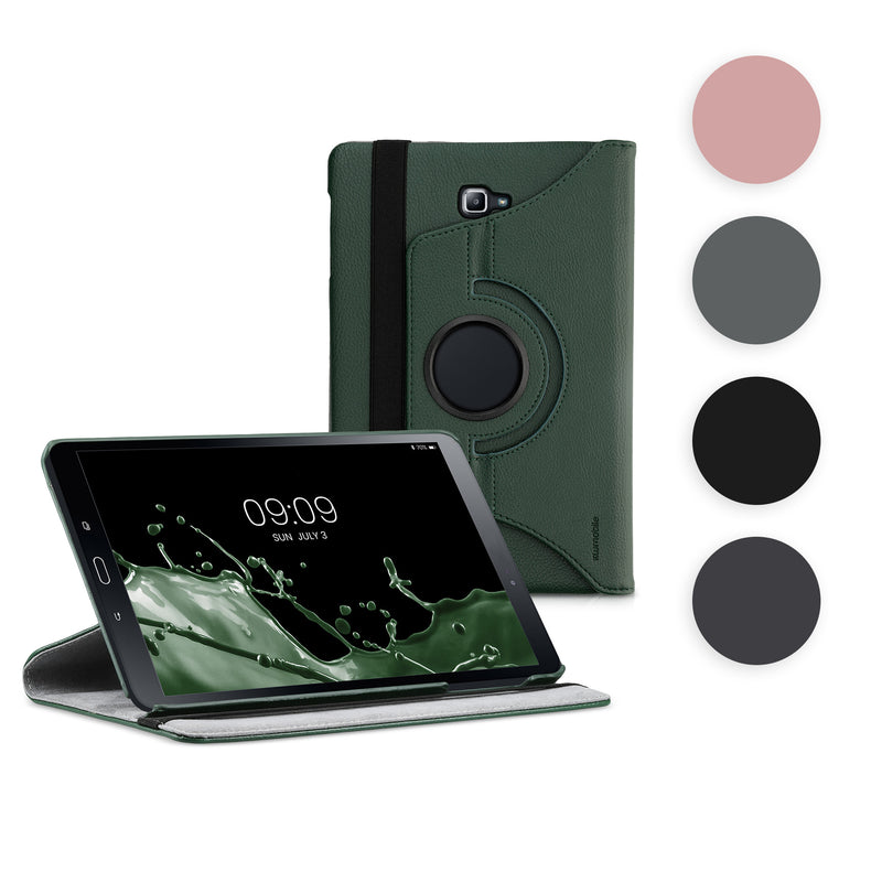 kwmobile Schutzhülle kompatibel mit Samsung Galaxy Tab A 10.1 (S-Pen) (2016) - Hülle 360° Tablet Cover Case Rosegold Rosegold  