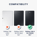 kwmobile Schutzhülle kompatibel mit Samsung Galaxy Tab A 10.1 (S-Pen) (2016) - Hülle 360° Tablet Cover Case