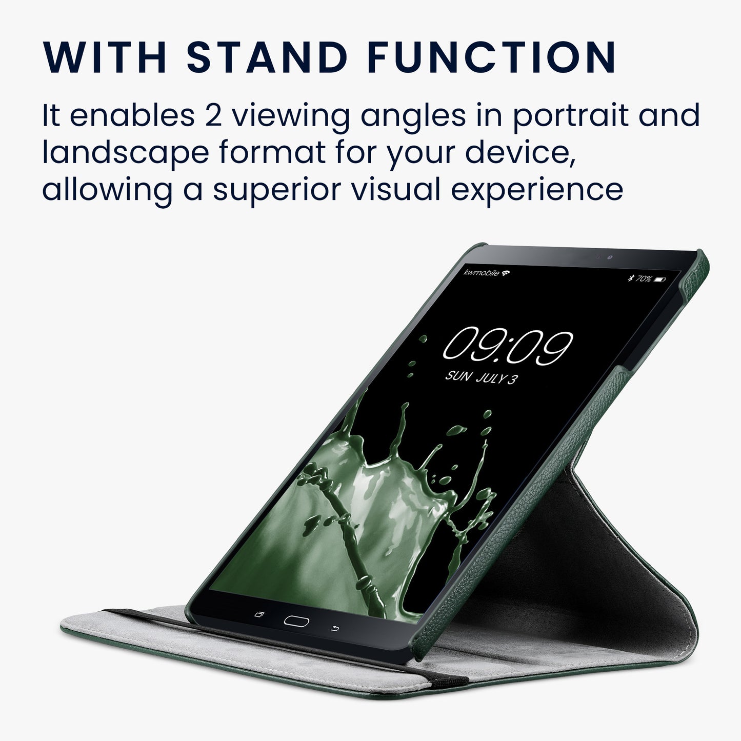 kwmobile Schutzhülle kompatibel mit Samsung Galaxy Tab A 10.1 (S-Pen) (2016) - Hülle 360° Tablet Cover Case
