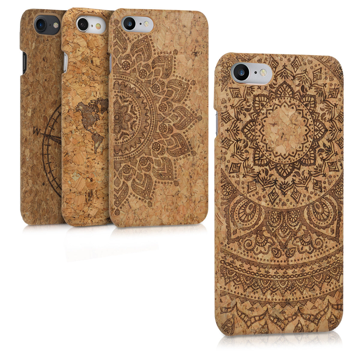 kwmobile Hülle kompatibel mit Apple iPhone SE (2022) / iPhone SE (2020) / iPhone 8 / iPhone 7 - Handy Case Cover Schutzhülle