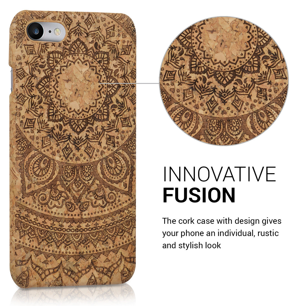 kwmobile Hülle kompatibel mit Apple iPhone SE (2022) / iPhone SE (2020) / iPhone 8 / iPhone 7 - Handy Case Cover Schutzhülle