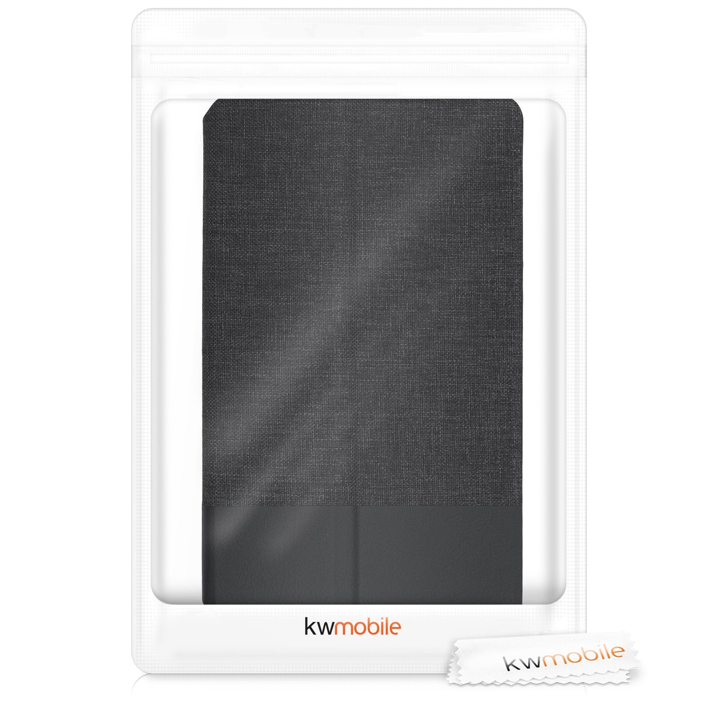 kwmobile Schutzhülle kompatibel mit Huawei MediaPad M3 8.4 - Hülle Slim - Tablet Cover Case mit Ständer Schwarz
