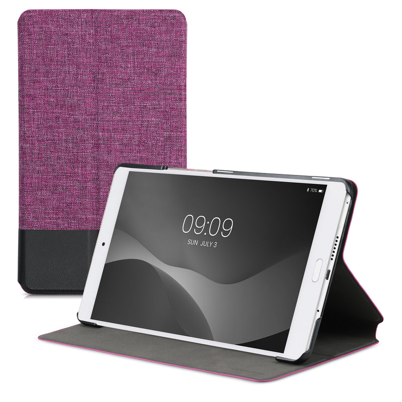 kwmobile Schutzhülle kompatibel mit Huawei MediaPad M3 8.4 - Hülle Slim - Tablet Cover Case mit Ständer Schwarz
