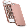 kwmobile Handyhülle für Apple iPhone SE (1.Gen 2016) / iPhone 5 / iPhone 5S Hülle - Silikon Case Schutzhülle Cover