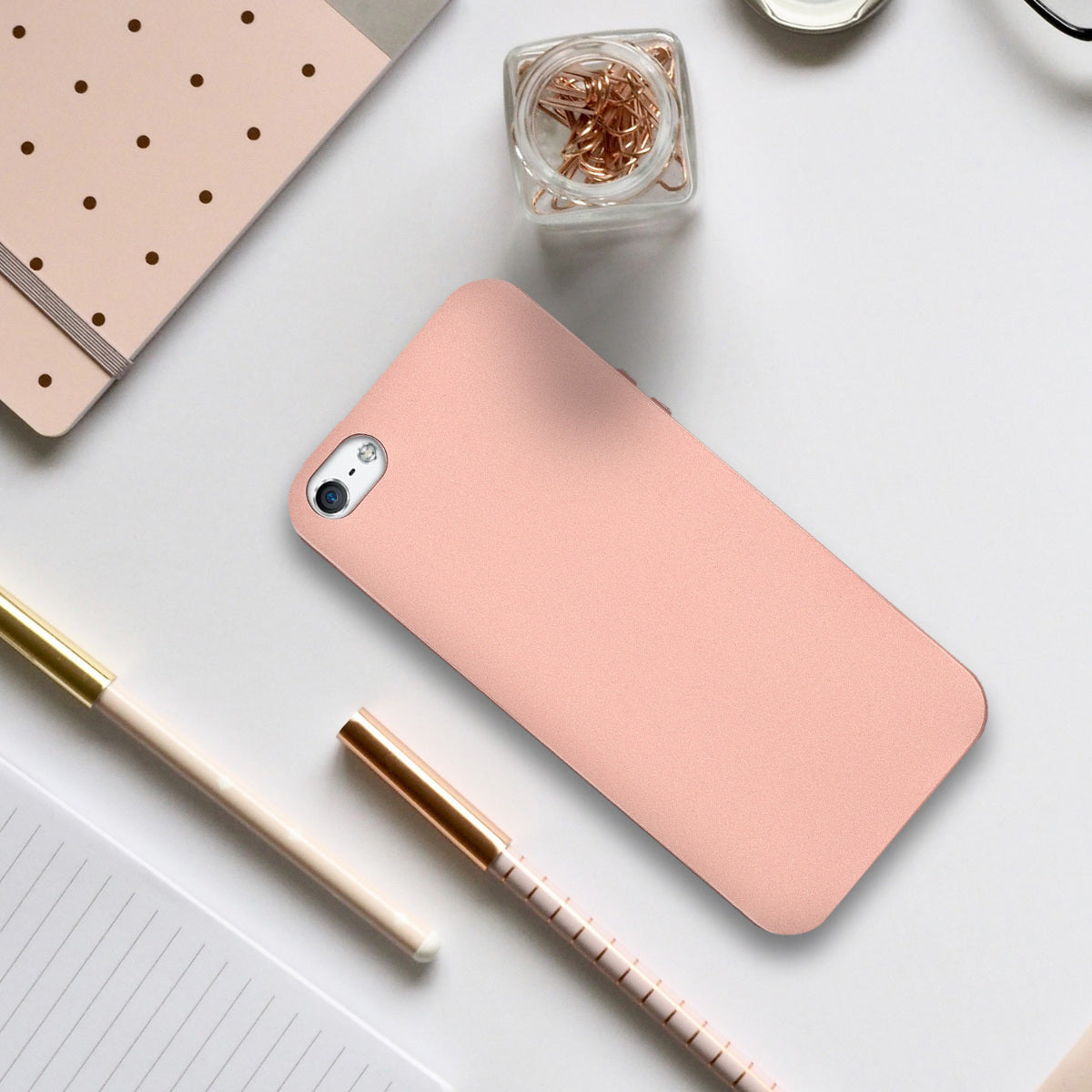 kwmobile Handyhülle für Apple iPhone SE (1.Gen 2016) / iPhone 5 / iPhone 5S Hülle - Silikon Case Schutzhülle Cover