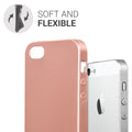 kwmobile Handyhülle für Apple iPhone SE (1.Gen 2016) / iPhone 5 / iPhone 5S Hülle - Silikon Case Schutzhülle Cover