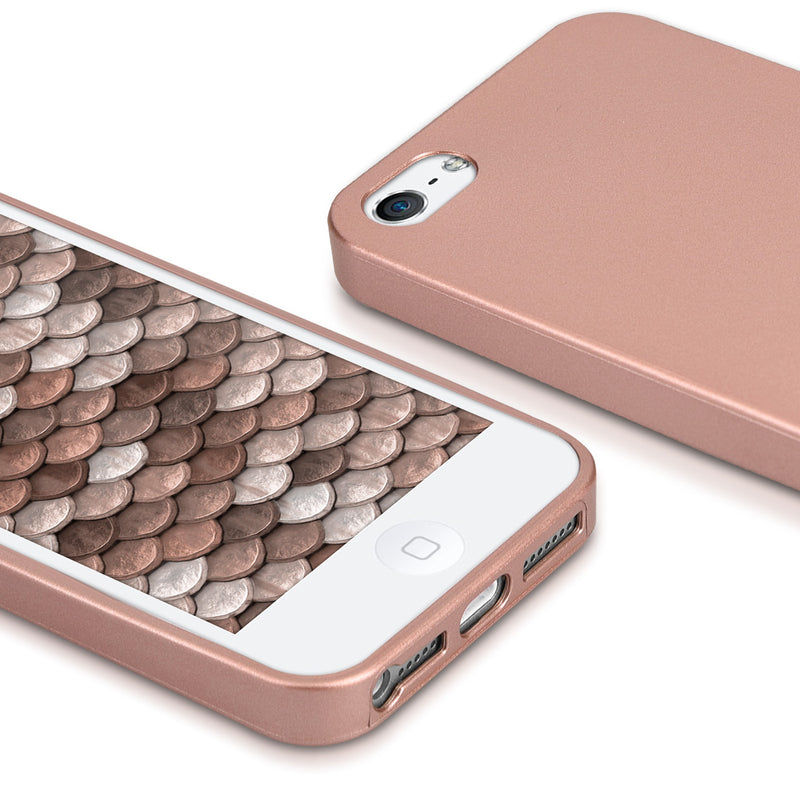 kwmobile Handyhülle für Apple iPhone SE (1.Gen 2016) / iPhone 5 / iPhone 5S Hülle - Silikon Case Schutzhülle Cover