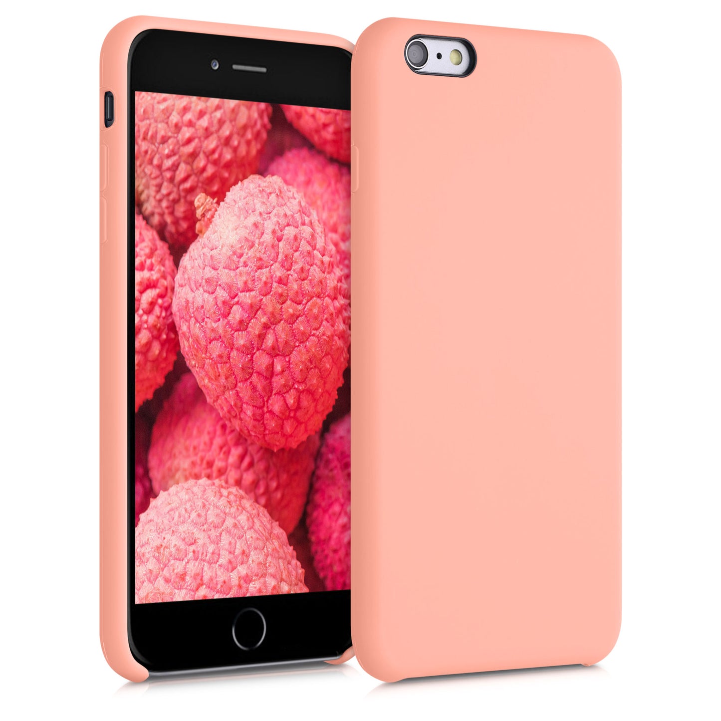 kwmobile Handyhülle für Apple iPhone 6 Plus / 6S Plus Hülle - Case Silikon - Kabelloses Laden - Schutzhülle Cover