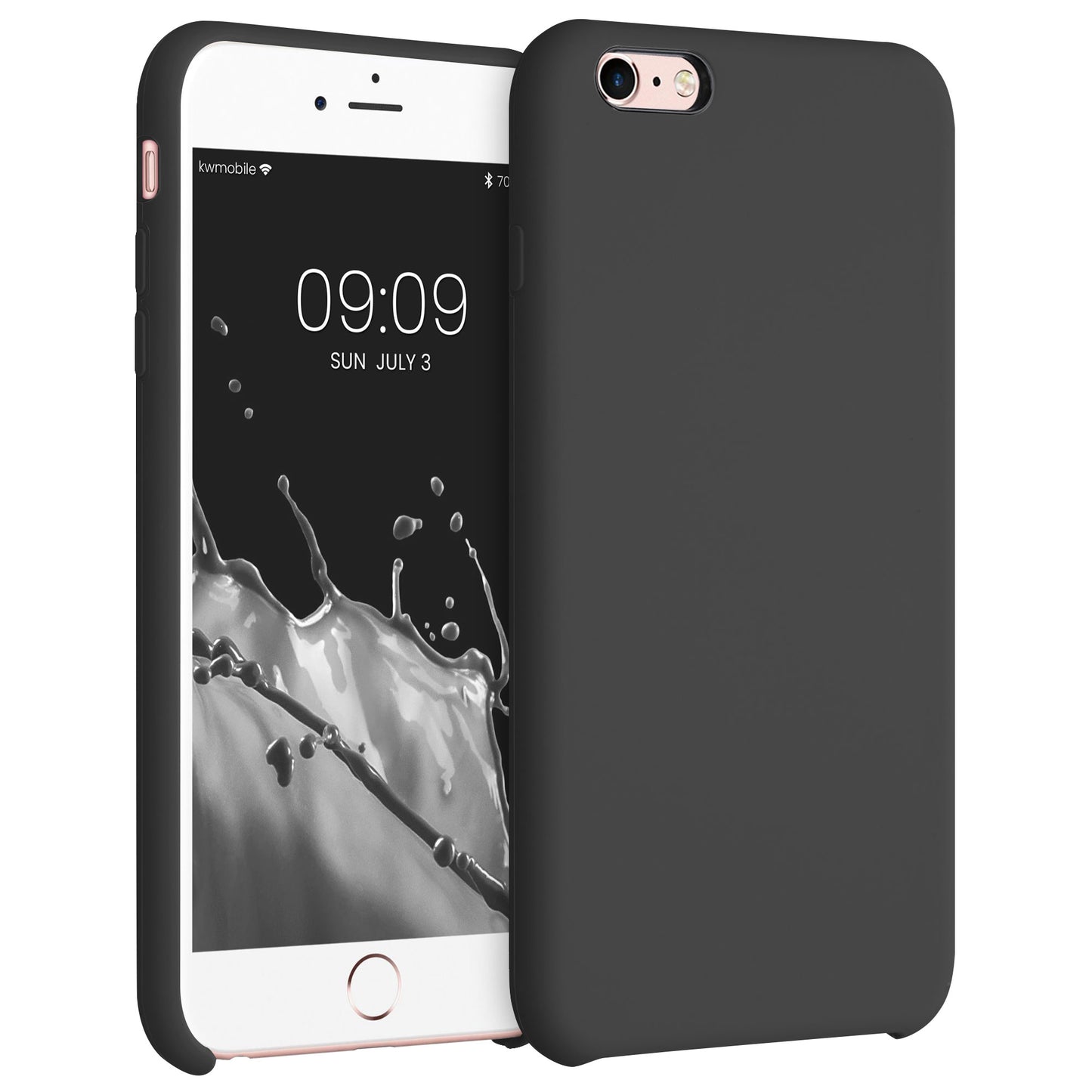 kwmobile Handyhülle für Apple iPhone 6 Plus / 6S Plus Hülle - Case Silikon - Kabelloses Laden - Schutzhülle Cover