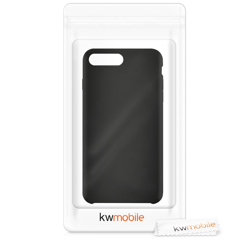kwmobile Handyhülle für Apple iPhone 7 Plus / iPhone 8 Plus Hülle - Case Silikon - Kabelloses Laden - Schutzhülle Cover