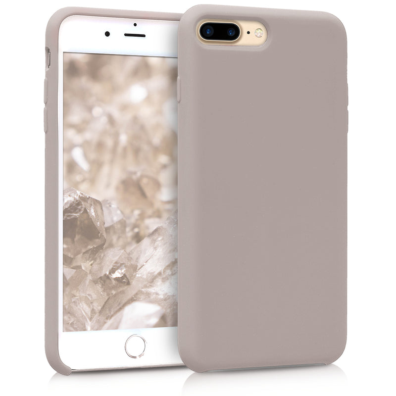 kwmobile Handyhülle für Apple iPhone 7 Plus / iPhone 8 Plus Hülle - Case Silikon - Kabelloses Laden - Schutzhülle Cover