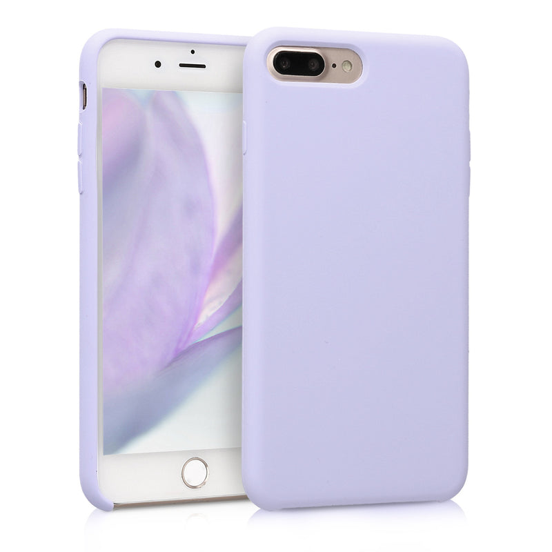 kwmobile Handyhülle für Apple iPhone 7 Plus / iPhone 8 Plus Hülle - Case Silikon - Kabelloses Laden - Schutzhülle Cover