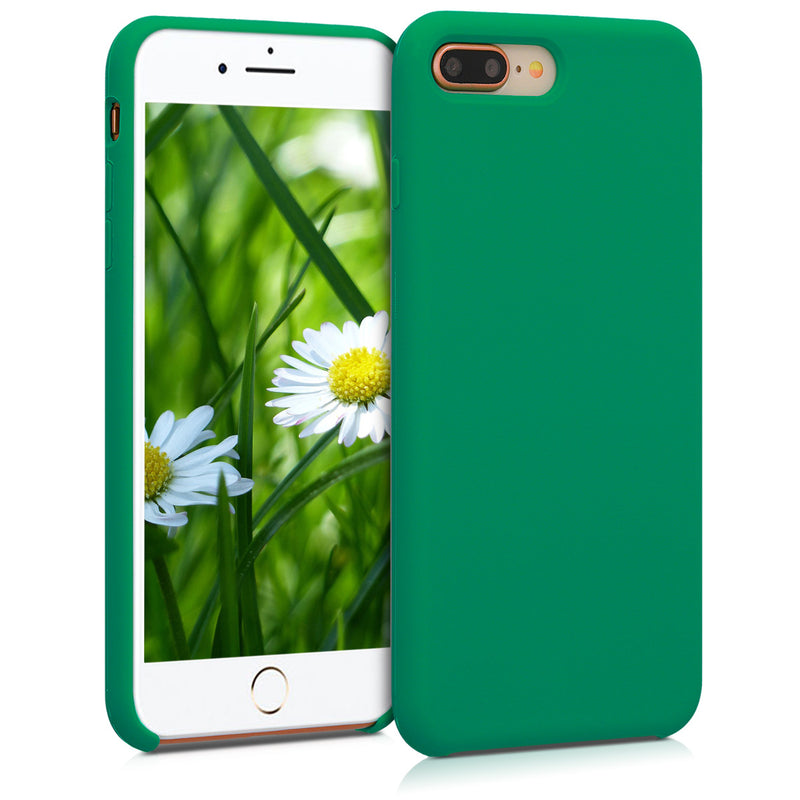 kwmobile Handyhülle für Apple iPhone 7 Plus / iPhone 8 Plus Hülle - Case Silikon - Kabelloses Laden - Schutzhülle Cover