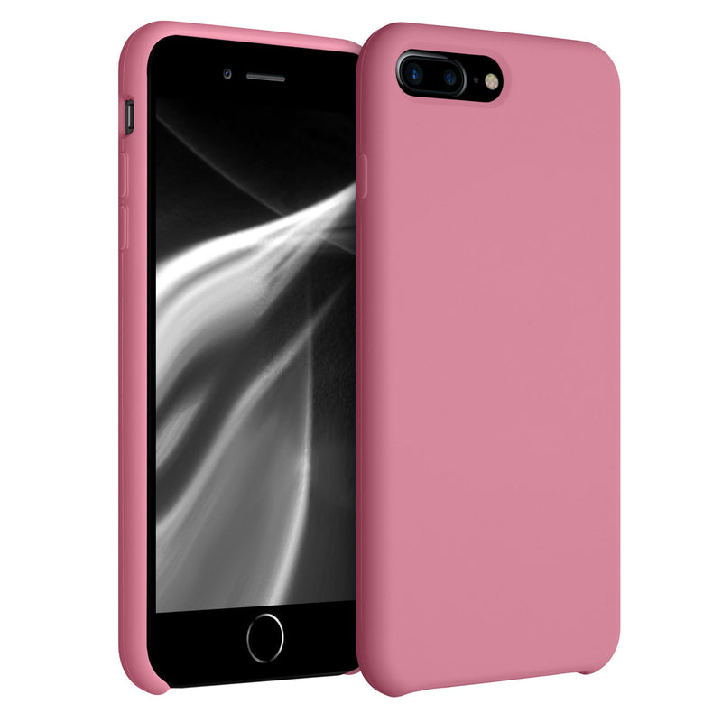 kwmobile Handyhülle für Apple iPhone 7 Plus / iPhone 8 Plus Hülle - Case Silikon - Kabelloses Laden - Schutzhülle Cover