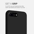 kwmobile Handyhülle für Apple iPhone 7 Plus / iPhone 8 Plus Hülle - Case Silikon - Kabelloses Laden - Schutzhülle Cover