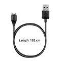 kwmobile kompatibel für Garmin Vivoactive USB Ladekabel Charger für Smart Watch Fitnesstracker Ersatzkabel