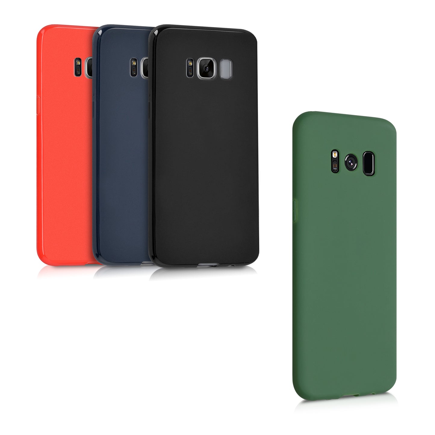 kwmobile Handyhülle für Samsung Galaxy S8 Hülle - Kabelloses Laden - Schutzhülle Cover