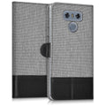 kwmobile Wallet Case kompatibel mit LG G6 - Hülle mit Ständer - Handyhülle Kartenfächer