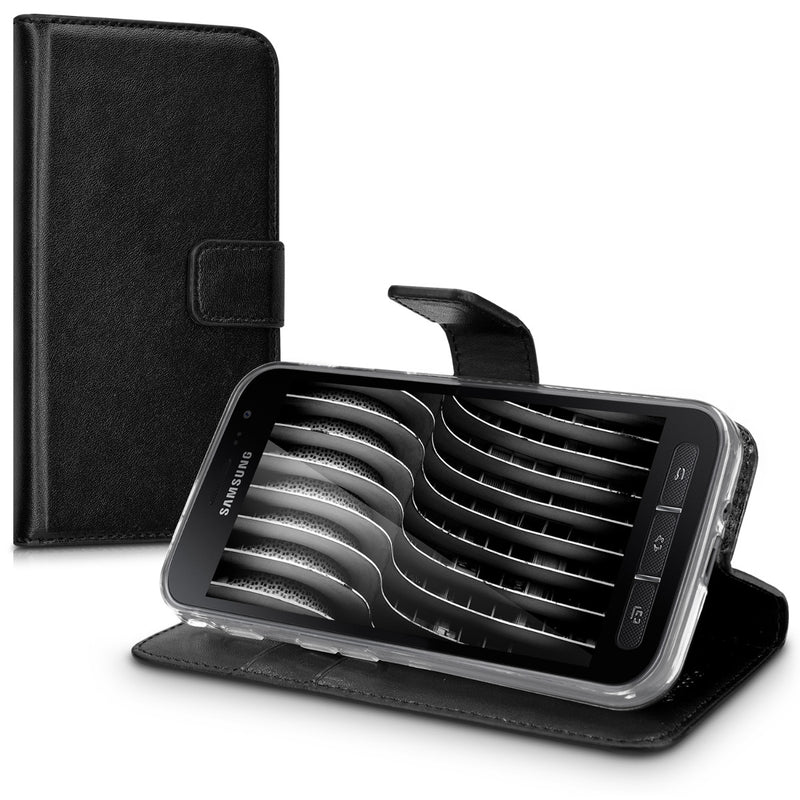 kwmobile Hülle kompatibel mit Samsung Galaxy Xcover 4 / 4S - Handyhülle mit Kartenfächern