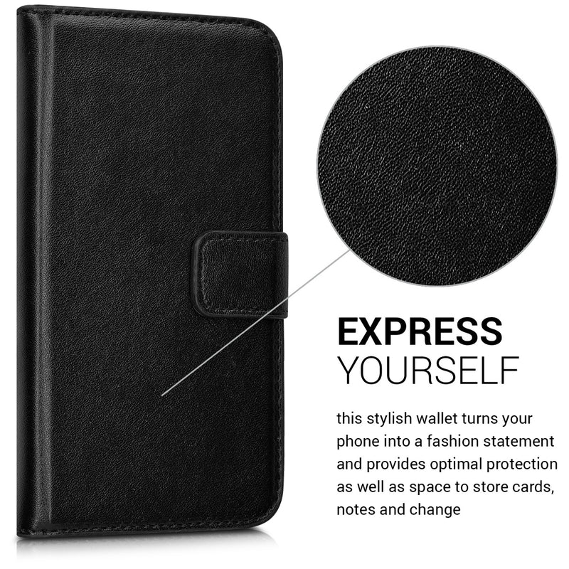 kwmobile Hülle kompatibel mit Samsung Galaxy Xcover 4 / 4S - Handyhülle mit Kartenfächern
