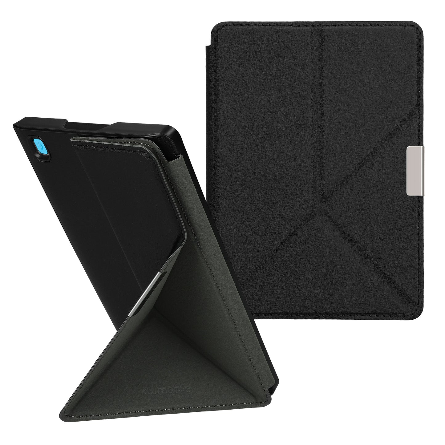 kwmobile Schutzhülle für Kobo Aura Edition 2 Hülle - Case - eReader Klapphülle mit Auto Sleep Funktion - Cover mit Ständer