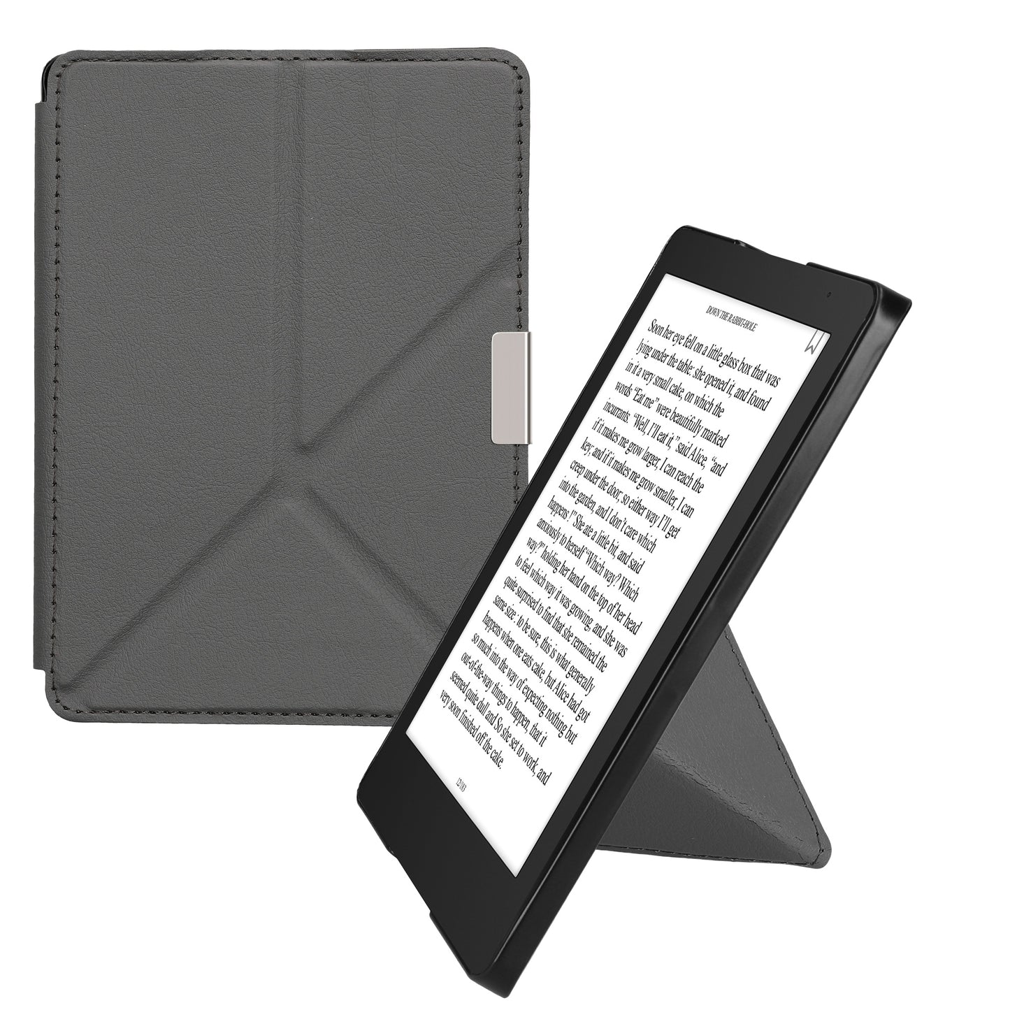 kwmobile Schutzhülle für Kobo Aura Edition 2 Hülle - Case - eReader Klapphülle mit Auto Sleep Funktion - Cover mit Ständer