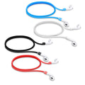 kwmobile Halteband kompatibel mit Apple Airpods 1 / 2 / Pro / 3 Headphones - Kopfhörer Halter Band Strap in Weiß Weiß  