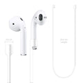 kwmobile Halteband kompatibel mit Apple Airpods 1 / 2 / Pro / 3 Headphones - Kopfhörer Halter Band Strap