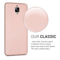 kwmobile Handyhülle für OnePlus 3 / 3T Hülle - Silikon Case metallisch schimmernd - Schutzhülle Cover