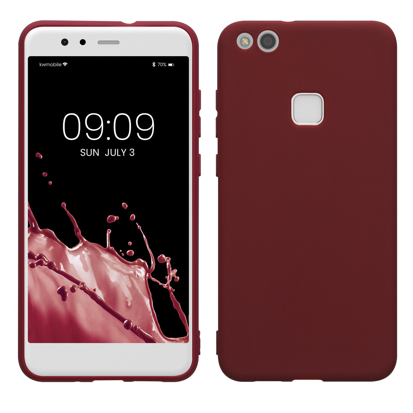 kwmobile Handyhülle für Huawei P10 Lite - Kabelloses Laden - Schutzhülle Cover