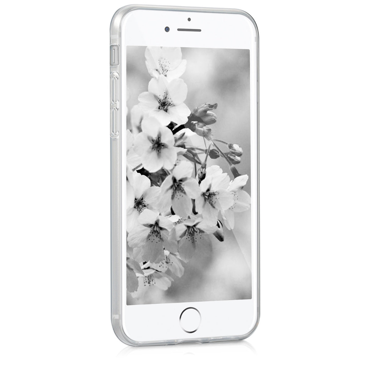 kwmobile Case kompatibel mit Apple iPhone SE (2022) / iPhone SE (2020) / iPhone 8 / iPhone 7 - Hülle Silikon transparent
