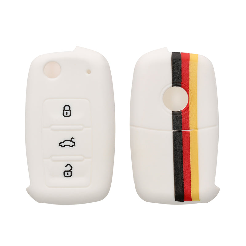 Silikon Hülle kompatibel mit VW Skoda Seat Autoschlüssel