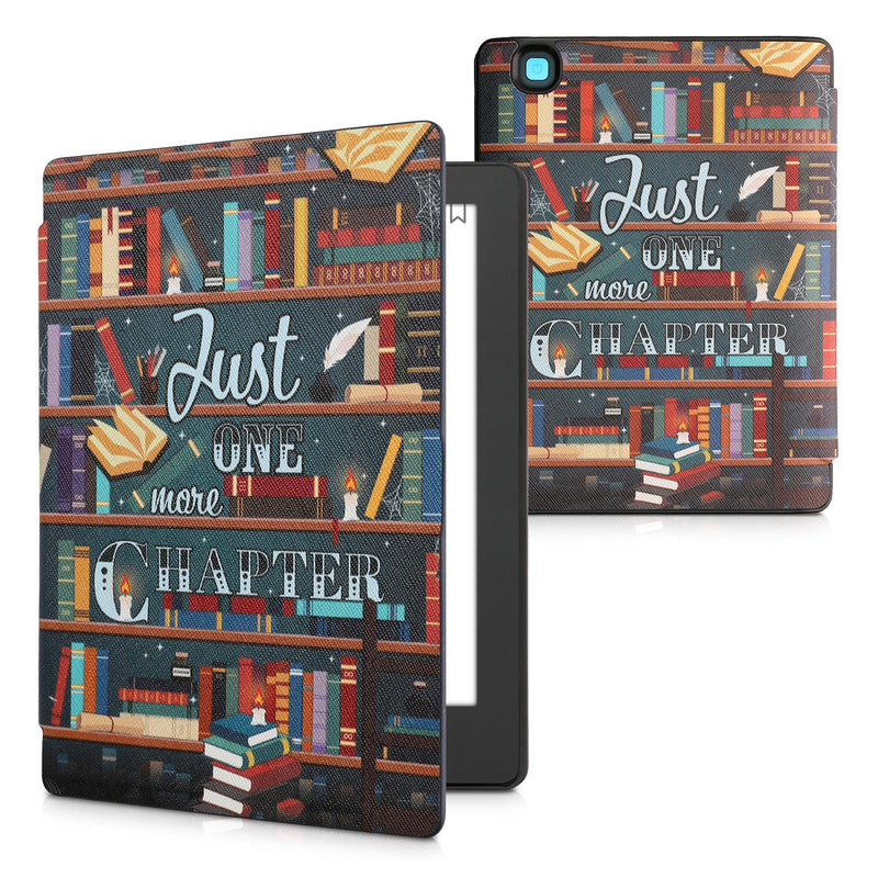 kwmobile Schutzhülle für Kobo Aura H2O Edition 2 Hülle - eReader Flip Case mit Auto Sleep Funktion - Eule Schlaf