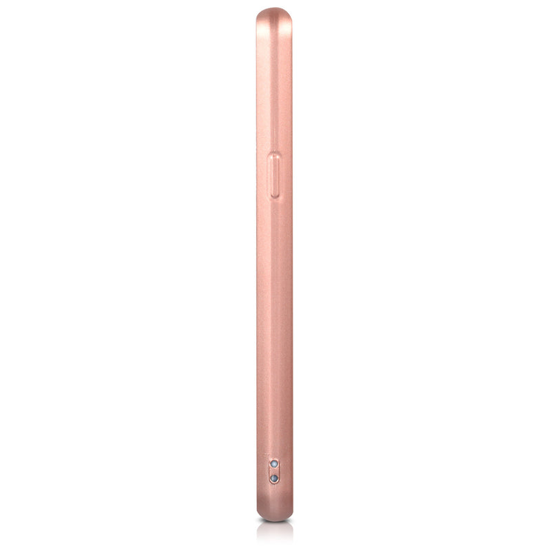 kwmobile Handyhülle für Samsung Galaxy J3 (2016) DUOS Hülle - Silikon Case metallisch schimmernd - Schutzhülle Cover