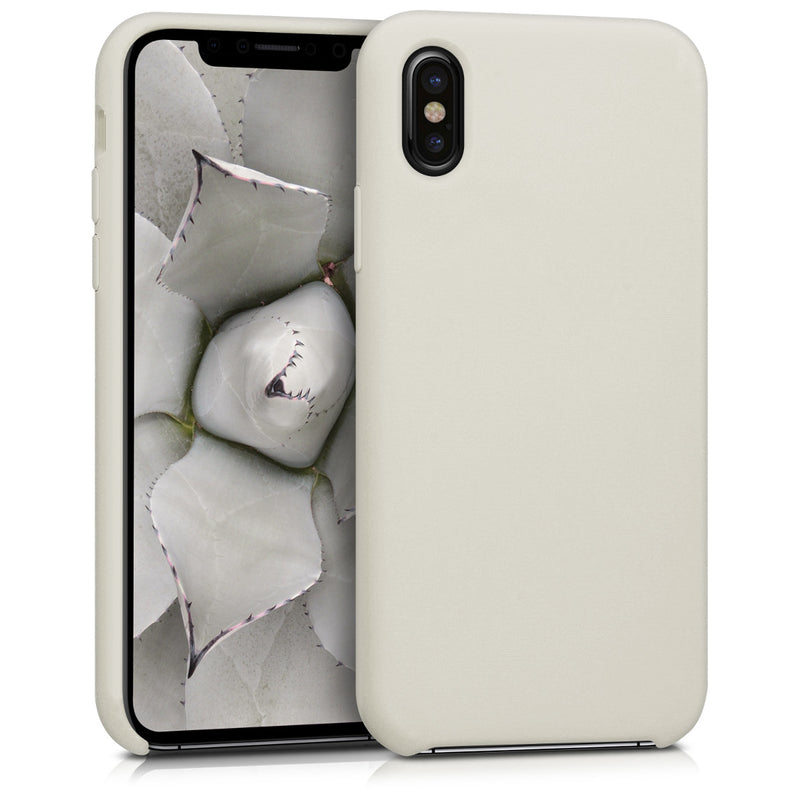 kwmobile Handyhülle für Apple iPhone X Case Silikon Kabelloses Laden Schutzhülle Cover