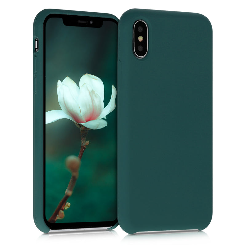 kwmobile Handyhülle für Apple iPhone X Case Silikon Kabelloses Laden Schutzhülle Cover