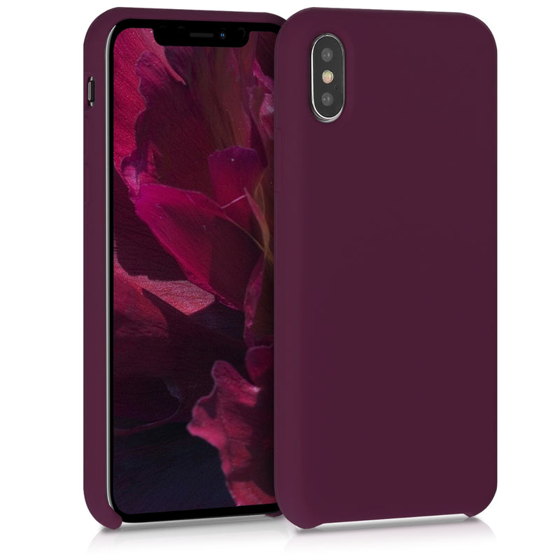 kwmobile Handyhülle für Apple iPhone X Case Silikon Kabelloses Laden Schutzhülle Cover
